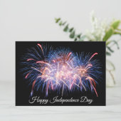 Happy Independence Day花火カラフルディスプレイ シーズンカード (スタンド正面)