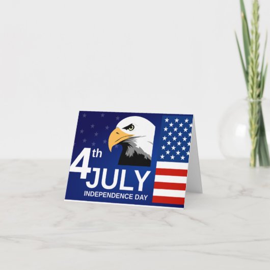 Happy Independence Day/7月4日 サンキューカード (正面)