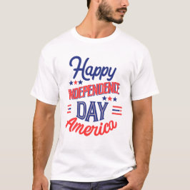 Happy Independence Day America T-shirts 14 July Tシャツ