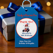 Happy Independence Day Cute Gnome Birthday ギフトタグ