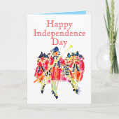 Happy Independence Day Fifes and Drums カード (正面)