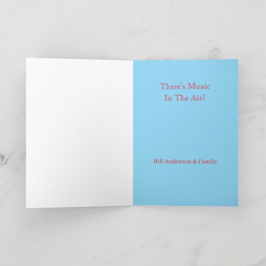 Happy Independence Day Fifes and Drums カード (内部)