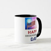 Happy Independence Day Fireworks マグカップ (正面右)
