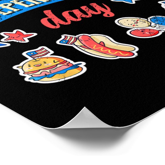 Happy Independence Day - Independence 4Of 7月 ポスター (角)