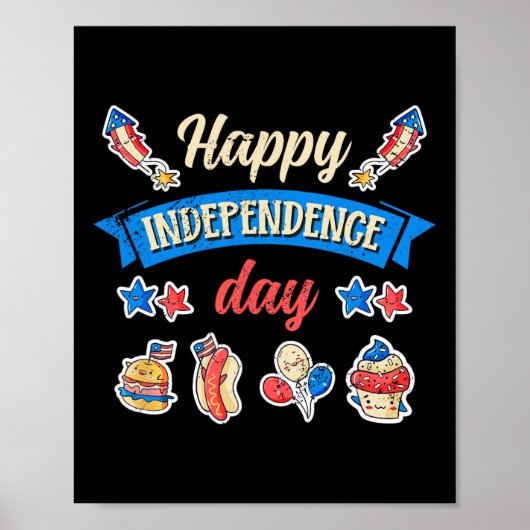 Happy Independence Day - Independence 4Of 7月 ポスター (正面)