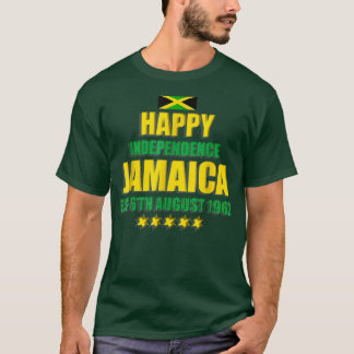 Happy Independence Jamaica, Est 6th 威厳がある 1962, J Tシャツ