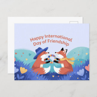 Happy International Day of Friendship Postcard ポストカード