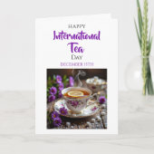 Happy International Tea Day | December 15th カード (正面)