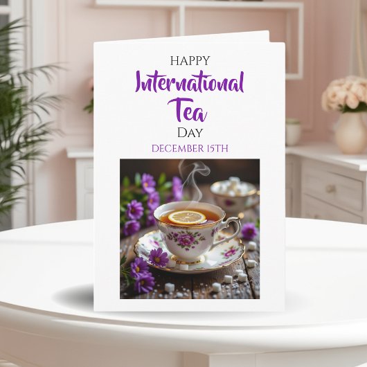 Happy International Tea Day | December 15th カード