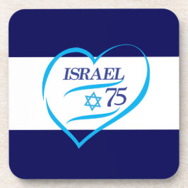 Happy Israel Independence Day Anniversary 75 コースター