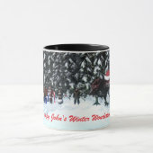 Happy John's Winter Wonderland Tasse マグカップ (中央)