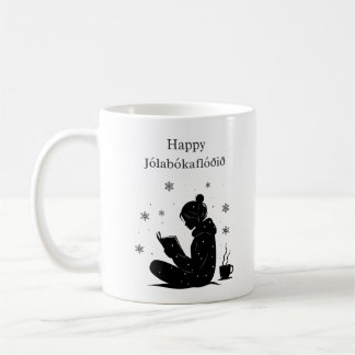 Happy Jolabokaflod – Icelandic Book Flood Gift コーヒーマグカップ