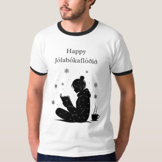 Happy Jolabokaflod – Icelandic Book Flood Gift Tシャツ