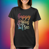 Happy Joyous & Free in Recovery Tシャツ