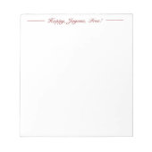 Happy, Joyous, Free! Notepad ノートパッド (正面)