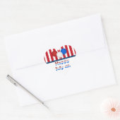 Happy July 4thスタンプ ハートシール (封筒)