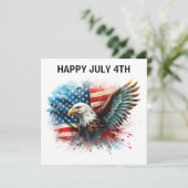 Happy July 4th Eagle カード (スタンド正面)