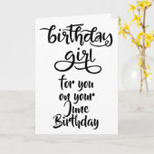 HAPPY *****JUNE******* THERの誕生日 カード (黄色い花)