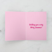 Happy Junemasパーソナライズされたフォトカード カード (内部)