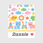 Happy Jungle Vinyl Sticker シール (シート)