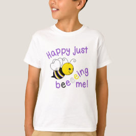 Happy Just Beeeing Me NB Non-Binary Bee Tシャツ