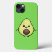 Happy Kawaii Avocado Case-Mate iPhoneケース (裏面)