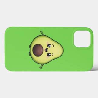 Happy Kawaii Avocado iPhone 13ケース