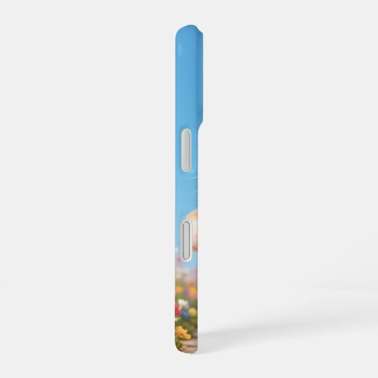 Happy Kawaii Cat Phone Case iPhone 16ケース (右側面)