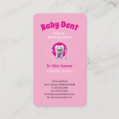 Happy KidsとTooth Pink | 小児歯科医 名刺 (正面)