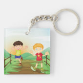 Happy Kidsの遊アウトドア キーホルダー (裏面)