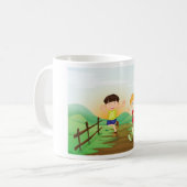 Happy Kidsの遊アウトドア コーヒーマグカップ (正面左)