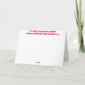 「Happy Kitesmas」キートボードキテサーフクリスマスカード シーズンカード (裏面)