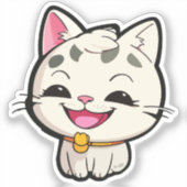 happy kitten シール (正面)