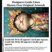 Happy Kitten Cat, Flower Crown, Pink CQ8 Decompage 薄葉紙