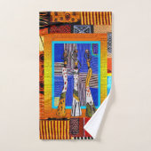 Happy  Kwanzaa バスタオルセット (ハンドタオル)