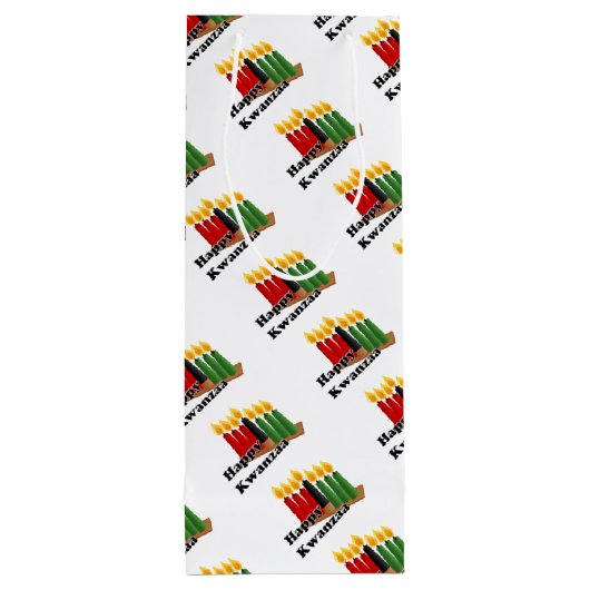 Happy Kwanzaa ワインギフトバッグ (裏面)