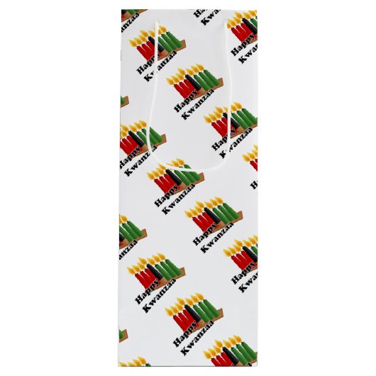 Happy Kwanzaa ワインギフトバッグ (正面)