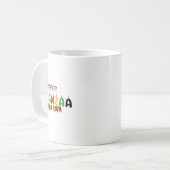 Happy Kwanzaa - 7クワンザティーの原則 コーヒーマグカップ (正面左)