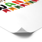 Happy Kwanzaa - 7クワンザティーの原則 ポスター (角)