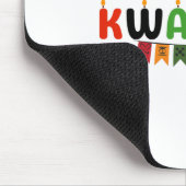 Happy Kwanzaa - 7クワンザティーの原則 マウスパッド (コーナー)