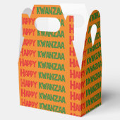 Happy Kwanzaa Greeting フェイバーボックス (オープン)
