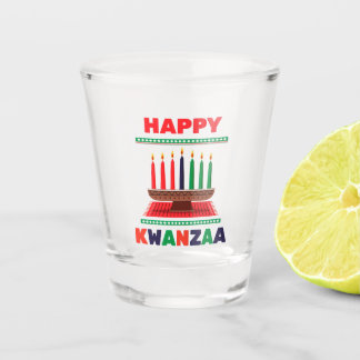 Happy Kwanzaa Kinara ショットグラス