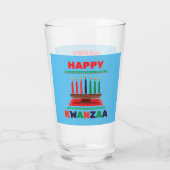 Happy Kwanzaa Kinara タンブラーグラス (裏面)