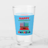 Happy Kwanzaa Kinara タンブラーグラス (正面)