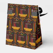 Happy Kwanzaa PopArt フェイバーボックス (裏面サイド)