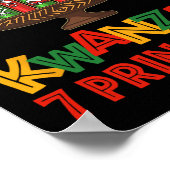 Happy Kwanzaa Seven Principles Of Kwanzaa - Kinara ポスター (角)