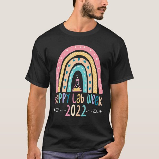 Happy Lab Week Laboratory Science Lab Tech Tシャツ (正面)