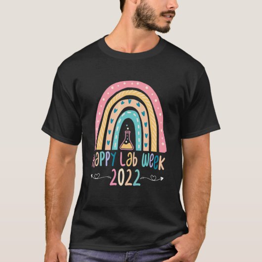 Happy Lab Week Laboratory Science Lab Tech Tシャツ (正面)