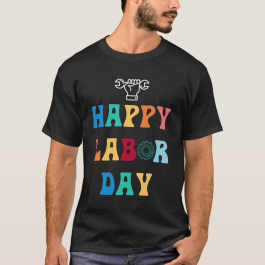 Happy Labor 男性へ Day Women Kids Tシャツ (正面)