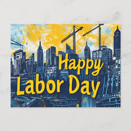 Happy Labor Dayはがき シーズンポストカード (正面)